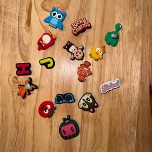 15 pcs Assortment of Jibbitz for‎ Crocs Shoe Charms